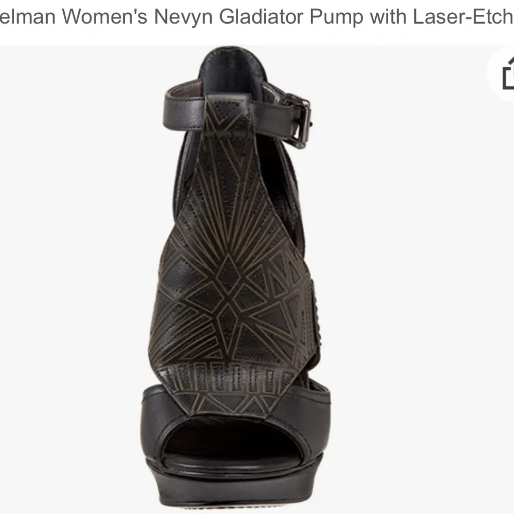 Sam Edelman | Anthropologie NEVYN platform gladiator stiletto heel women SIZE 8